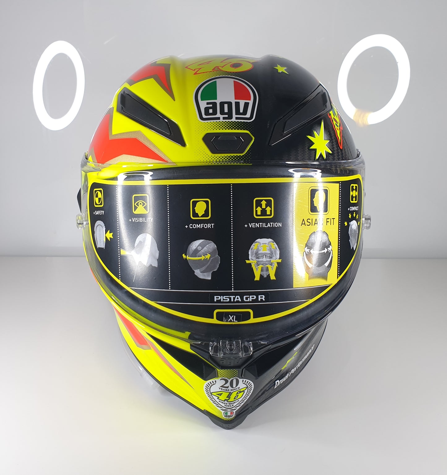 AGV Pista GP R 20 Years Rossi XL