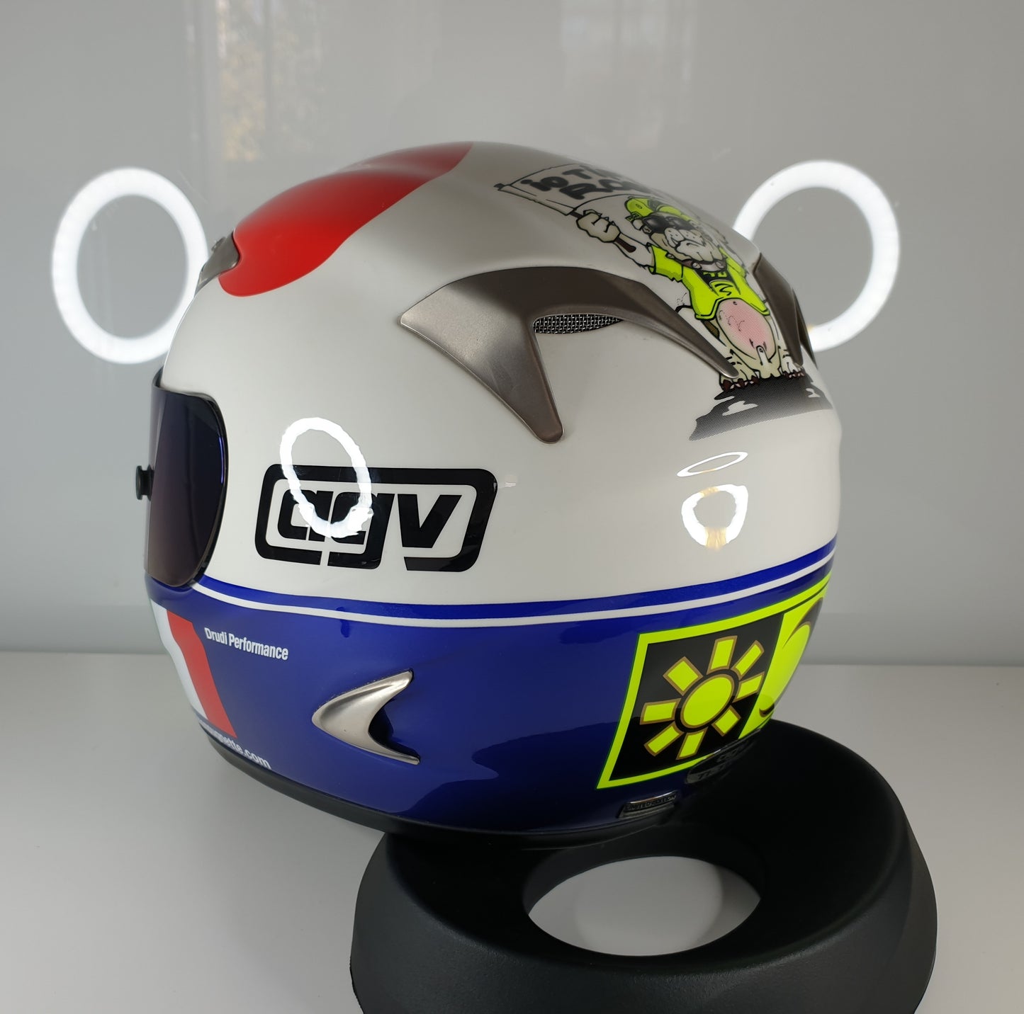 AGV Ti-Tech Mugello 2007 Valentino's Heart Signed