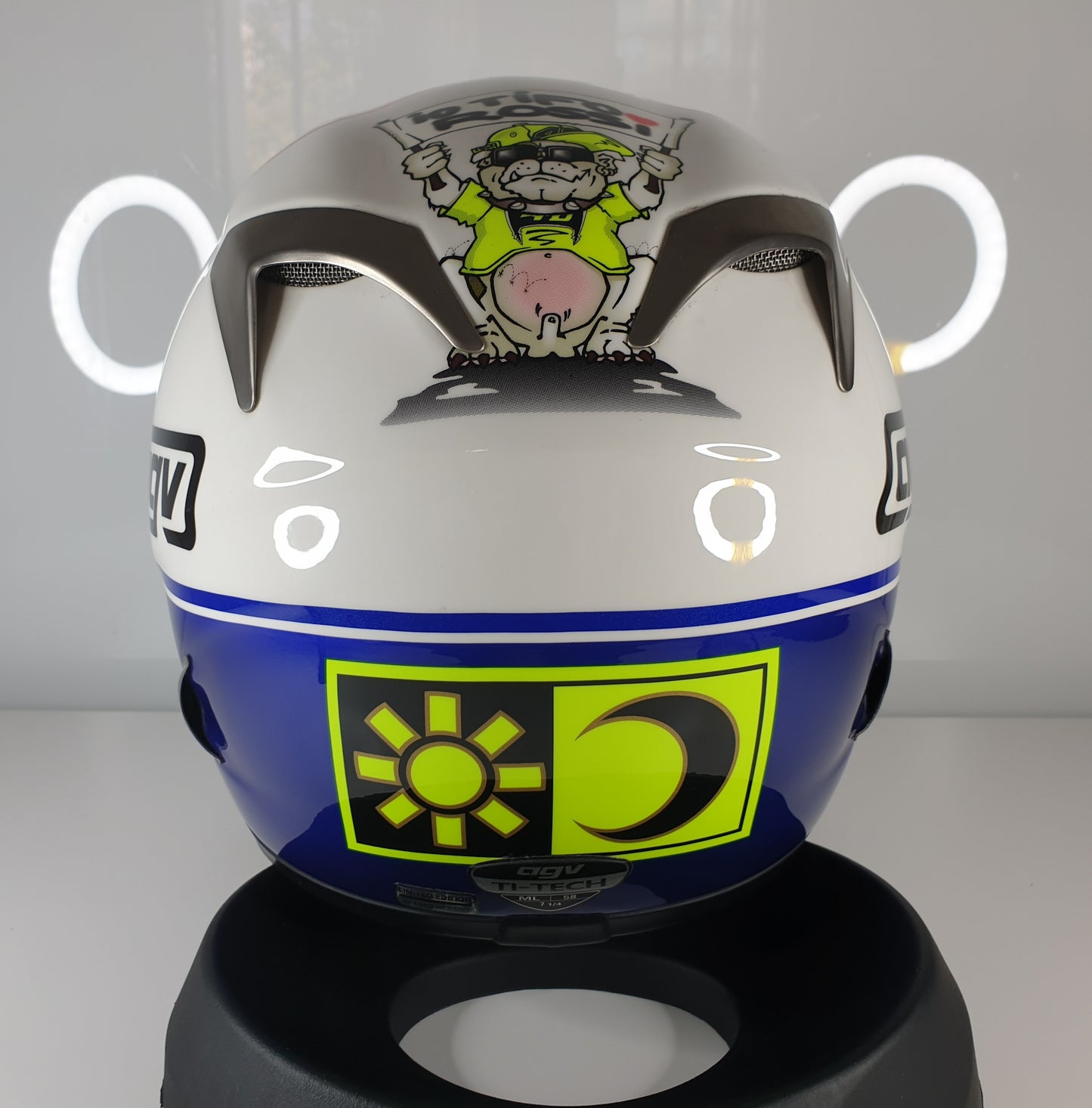 AGV Ti-Tech Mugello 2007 Valentino's Heart Signed