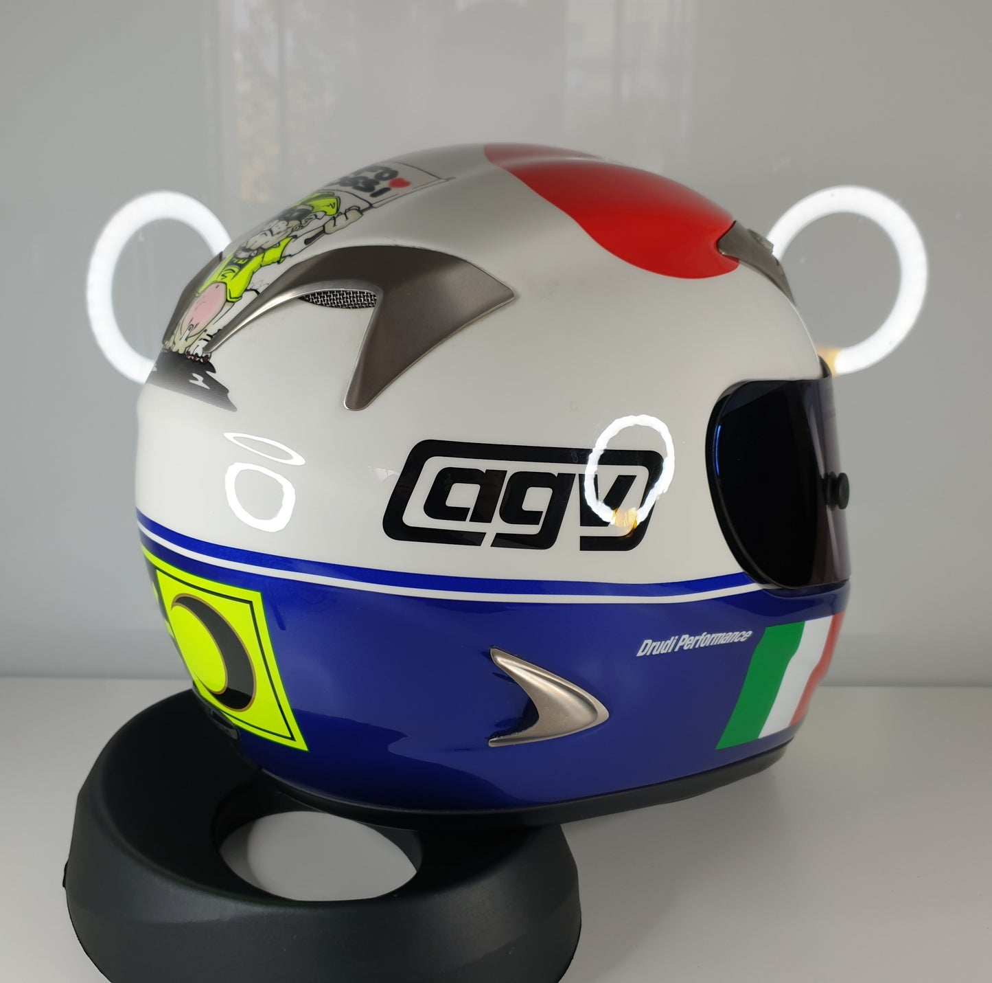 AGV Ti-Tech Mugello 2007 Valentino's Heart Signed