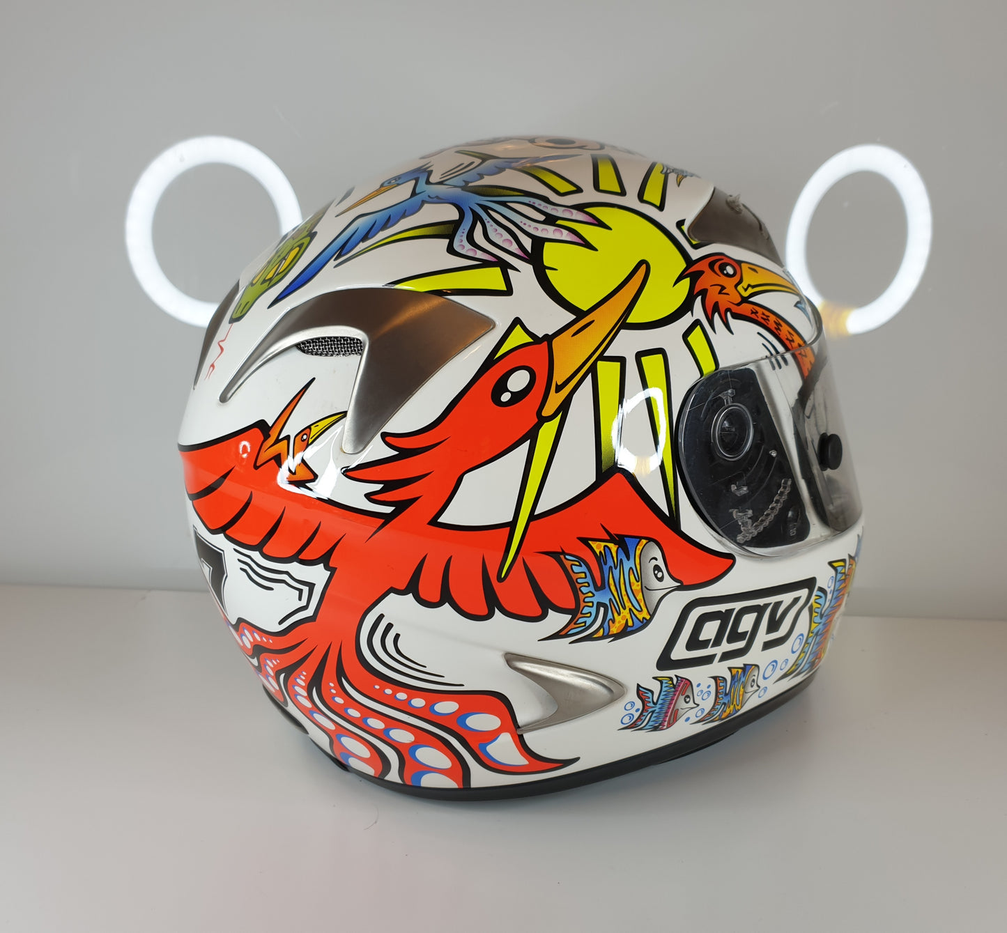 AGV Ti-Tech White Zoo