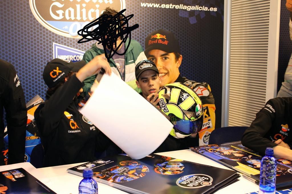 AGV Ti-Tech Gothic Marc Marquez Signed